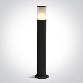 ONE LIGHT 67102-B TUBE LIGHTS Modern Kültéri Állólámpa Fekete E27 IP44