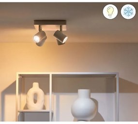 WiZ - LED RGBW dimmelhető spotlámpa IMAGEO 4xGU10/4,9W/230V fehér Wi-Fi