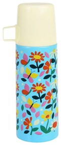Kék-krémszínű gyerek termosz 350 ml Butterfly Garden – Rex London