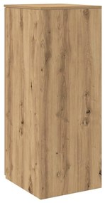 tároló szekrény kézműves tölgy 40x45x103,5 cm szerelt fa