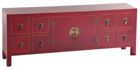 Piros alacsony komód 130x50,5 cm Oriente – Ixia