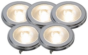 5 db-os G53 fényerőszabályzó AR111 LED izzó készlet 9W 650LM 3000K