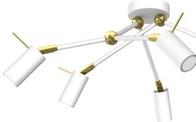 Spotlámpa IRIS 6xGU10/MR11/40W/230V fehér/arany