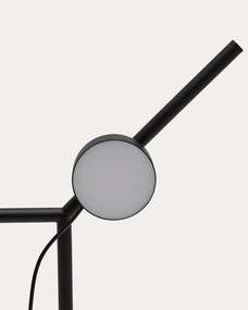 Fekete LED dimmelhető állólámpa (magasság 160 cm) Orey – Kave Home