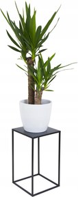 Virágtartó fém fekete 40 cm virágtartó állvány Loft