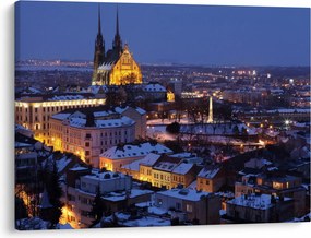 Kép - Cathedral of St. Péter és Pál, Brno, Csehország (70x50 cm)