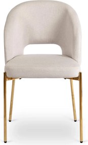 Szék krém/arany színben. BROS