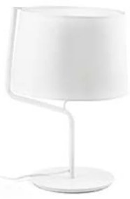 FARO BERNI asztali lámpa, fehér, E27 foglalattal, IP20, 29332