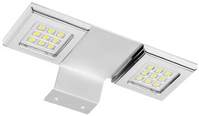 LED Lámpatest, CALDERON, hideg fehér, 180*62mm, 12V, 270lm, 3,2W, kábellel, csatlakozóval