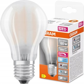Led izzó E27 A60 5,8W 4000K szabályozható Osram