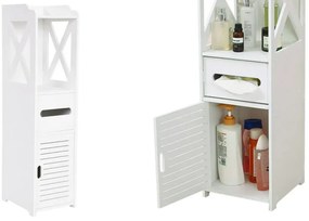 Keskeny fürdőszobai szekrény