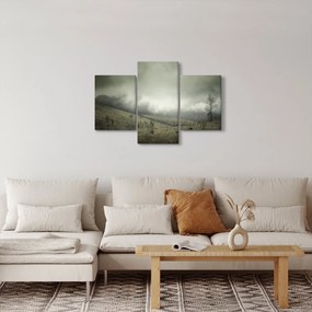 A vihar előtti táj képe (90x60 cm)