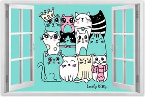 Poszterek 90x60 Cica Cicák