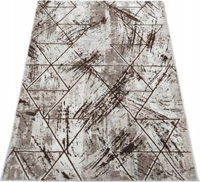 Szőnyeg 155x220 Modern Nappaliba Krémszínű Csillogás