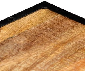 vidaXL tömör újrahasznosított fa dohányzóasztal 90 x 50 x 40 cm