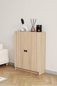 Könyvespolc, sonoma tölgy, 80 cm – Bili3