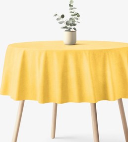 Goldea kör alakú terítő malaga - sárga Ø 260 cm