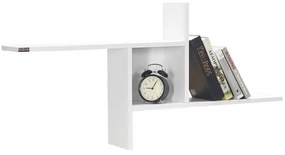 Fali polc 50x100 cm, fehér