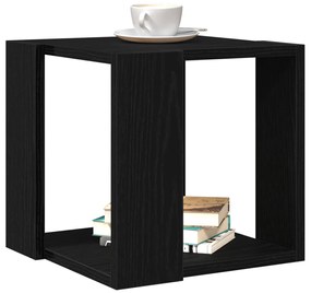Dohányzóasztal Fekete tölgy MDF 32 x 32 x 30 cm Egyszerű