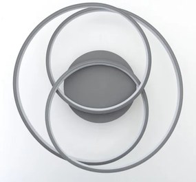 Brilliant - LED Mennyezeti lámpa LABYRINTH LED/40W/230V átm. 39,5 cm szürke