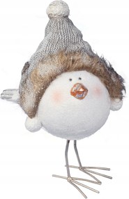 Kerámia madár figura csillámporral Karácsonyi dekoráció Dekoráció Kiegészítő