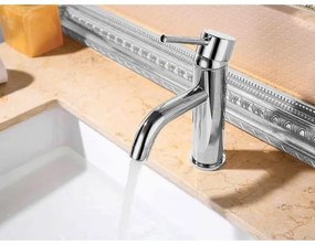 REA-B4101 - LUNGO mosdócsaptelep, 16,5 cm, fényes króm