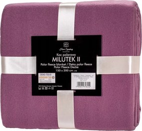 Polár takaró Milutek Lila Egyszínű 130x170
