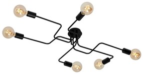 Briloner 2887-065 - Felületre szerelhető csillár FARETTO 6xE27/60W/230V