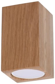 Sollux SL.1040 - Spotlámpa KEKE 1xGU10/40W/230V 10 cm tölgy