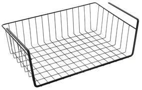 Függő rozsdamentes acél konyhai kosár 26x40 cm Kanguro – Metaltex