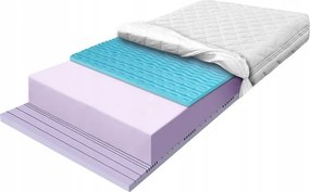 90x170 matrac 7 zónás masszírozó habból narancsbőr ellen kemény H3 H4 27cm