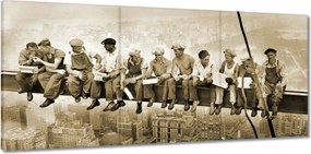 Vászonkép 150x70 Ebéd a Szépia magasságában