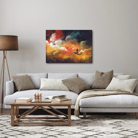 Kép - Az űrben úszó ember (70x50 cm)