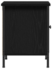fekete tölgy TV állvány Fekete tölgy Szerelt fa 60 x 35 x 45 cm