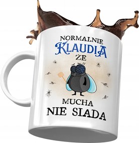 Bögre Klaudia Barátnő Feleség Ajándék Nyomtatott Fotóval