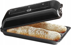 Emile Henry Kerámia Ciabatta sütőforma Fekete