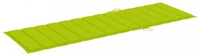 élénkzöld oxford szövet napozóágy párna 200 x 60 x 3 cm