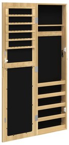 falra szerelhető tükrös ékszerszekrény 30x8,5x106 cm