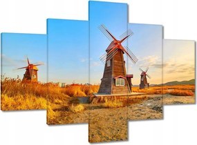 Vászonkép 100x70 Fa szélmalom Tájképek