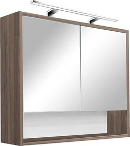 Luna 80 felső tükrös szekrény, Rauna szil