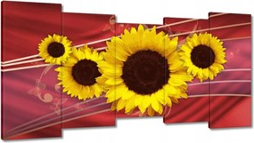 Festmények 150x80 Napfény absztrakt