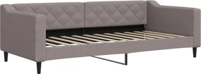 vidaXL tópszínű szövet kanapéágy 90 x 200 cm