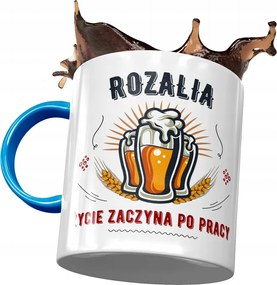 Kék Bögre Rozáliának Barátnőnek Ajándék Nyomtatott Fotóval