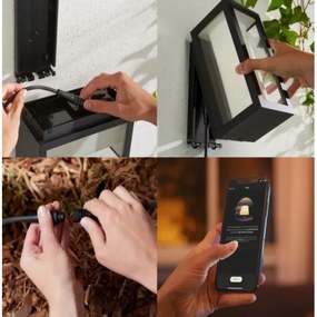 Philips 17459/30/P7 - Hue IMPRESS kültéri LED RGB lámpa 2x8W IP44