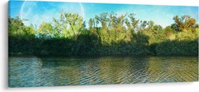 Kép - tó (120x50 cm)