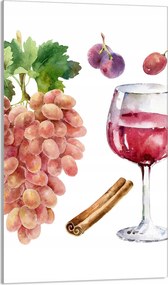 Üveg Vágódeszka 30x52 Bor a Konyhába