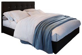 Franciaágy Boxspring 180 cm Karen (sötétbarna) (matraccal és tárolóhellyel). 1046611
