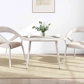 fehér tömör fenyőfa ovális asztallap 110x55x2,5 cm