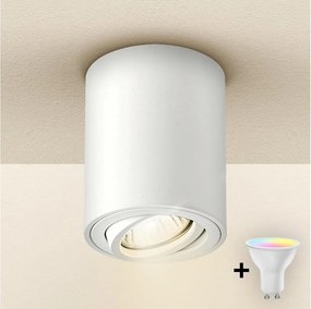 Brilagi - LED RGBW, fényerőszabályozható spotlámpa MIA 1xGU10/4,8W/230V 100x80 mm fehér