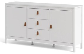 Fehér alacsony komód 151x80 cm Madrid – Tvilum